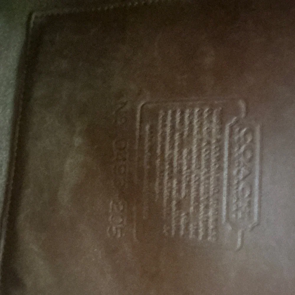 Vintage late 1970 Coach Brown Briefcase made USA w error stitching collector